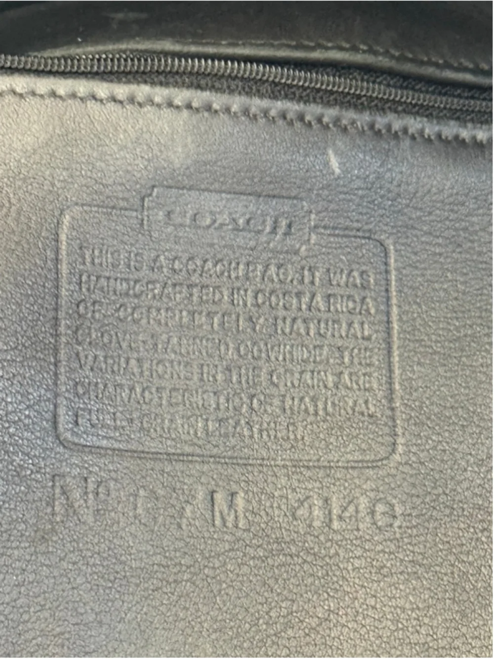 Coach Vintage legacy Casin Black Leather Tote Bag 4140 tote - Picture 9 of 15